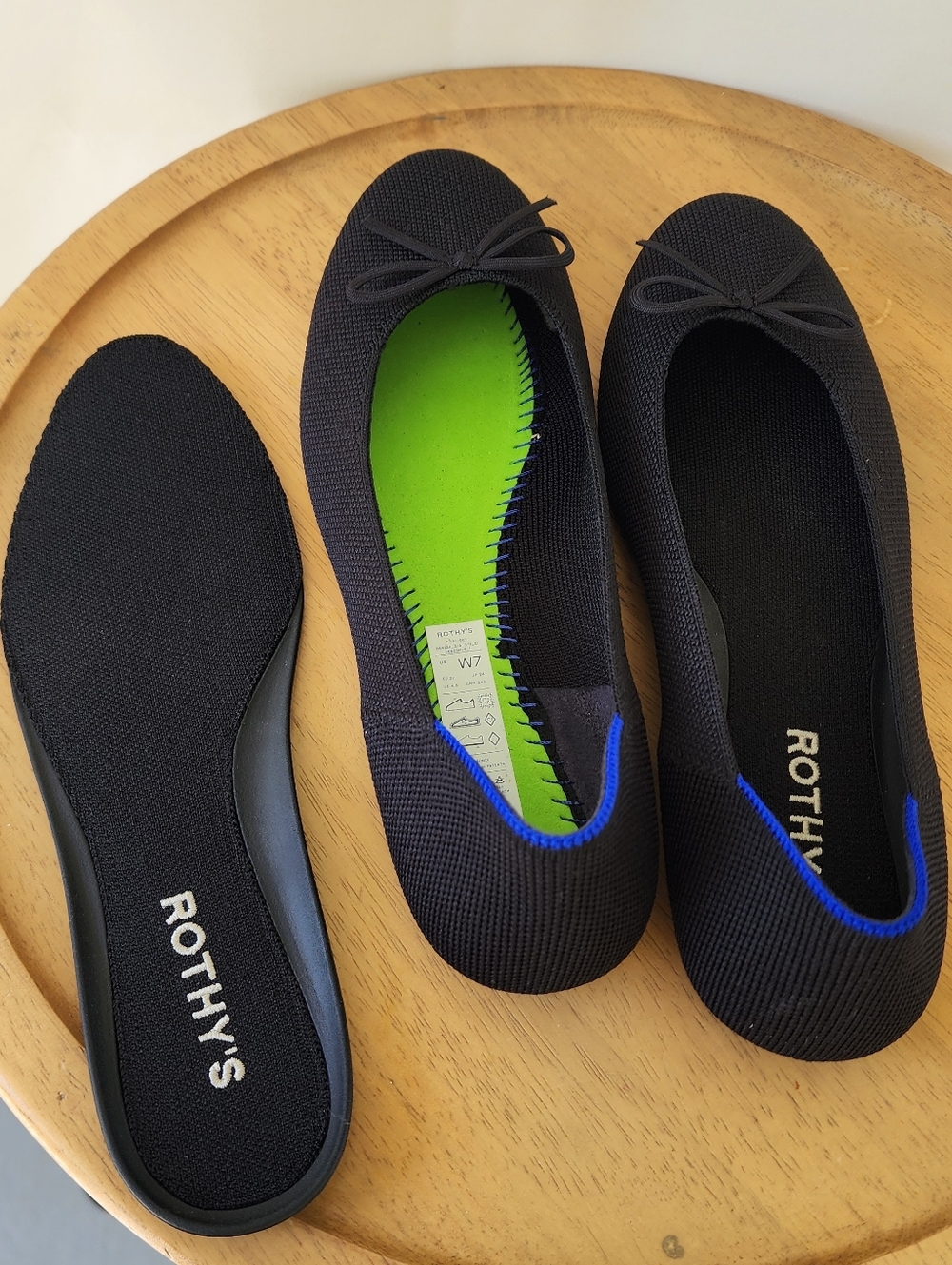 Rothy's Women's Black Ballet Flats - Picture 10 of 11